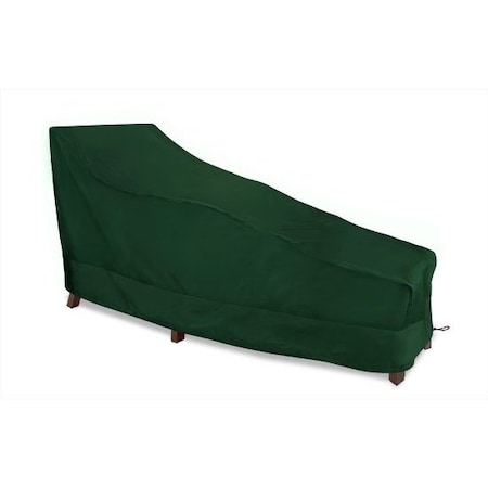 Eevelle Meridian Day Chaise Lounge Chair Cover, Hunter Green, 66 in L x 33.5 in W x 33 in H MDCDCM-HTR